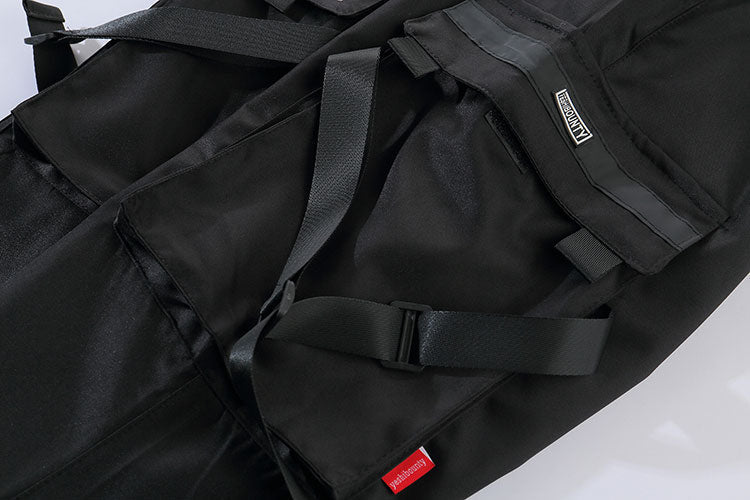 Ribbon Buckle Cargo Pants