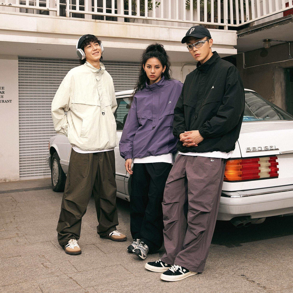 Waterproof Textured Half-Zip Tactical Jacket