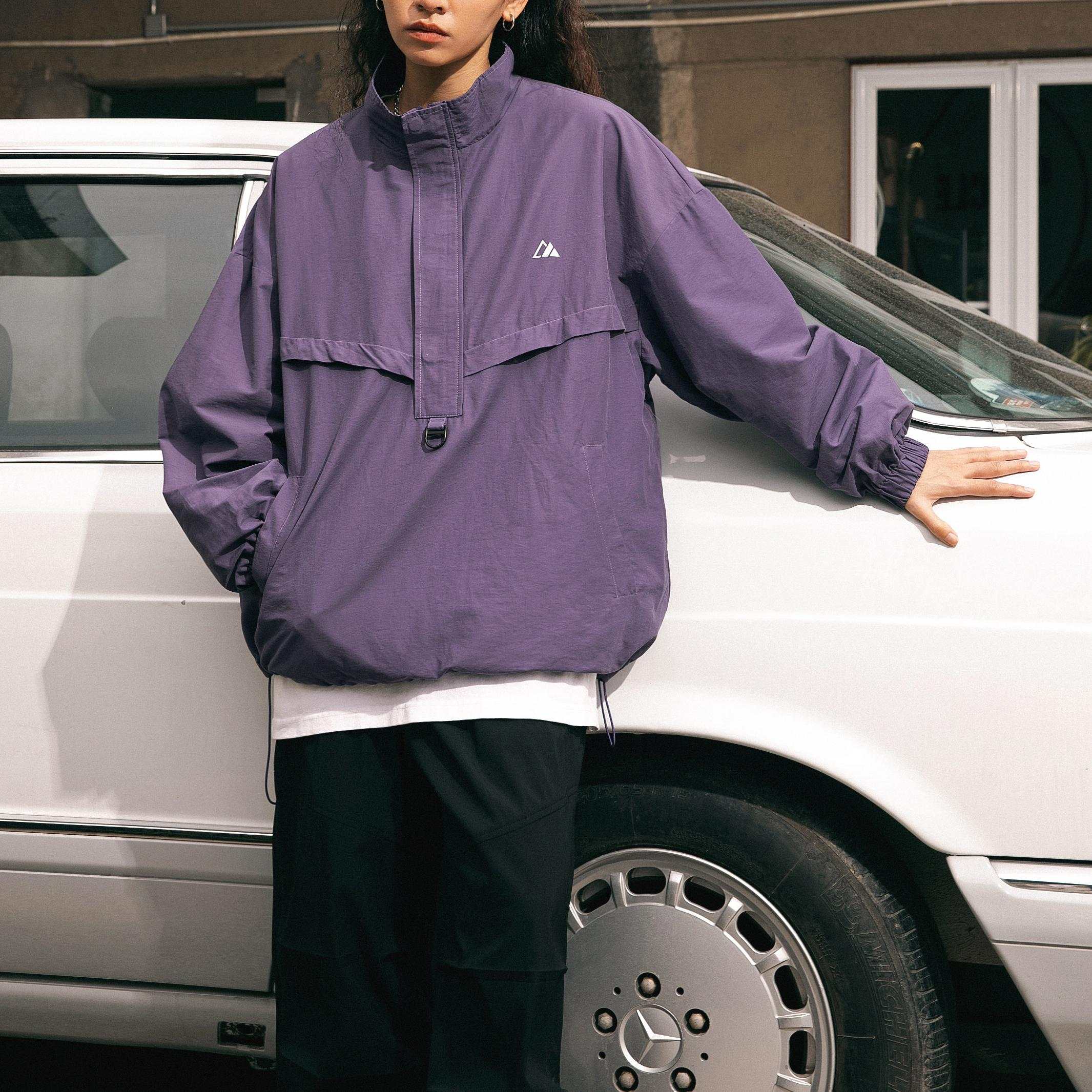 Waterproof Textured Half-Zip Tactical Jacket