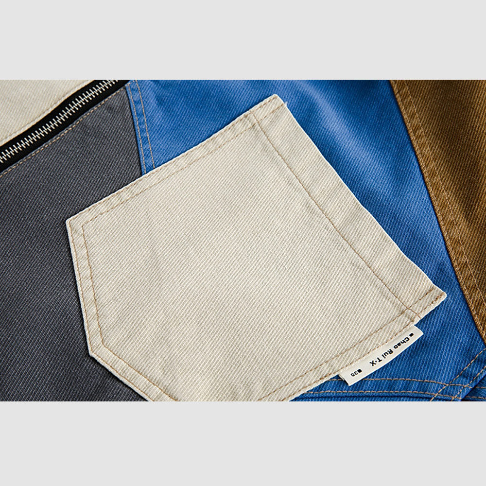 Colorblock Patchwork Jacket