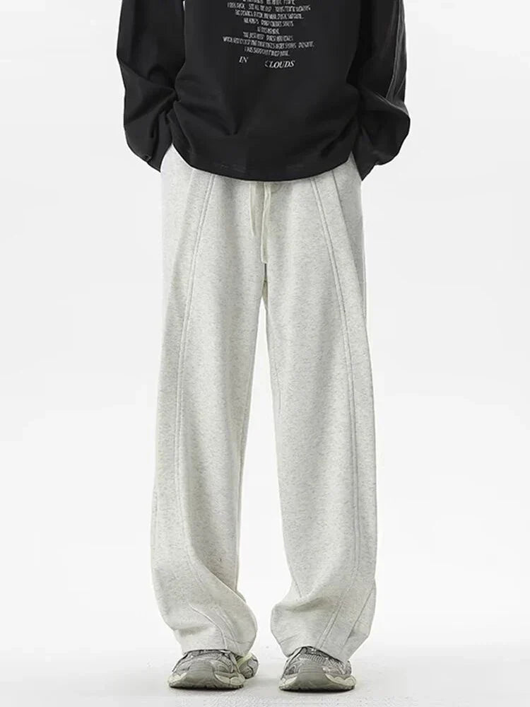 Loose Fit Pleated Sweatpants