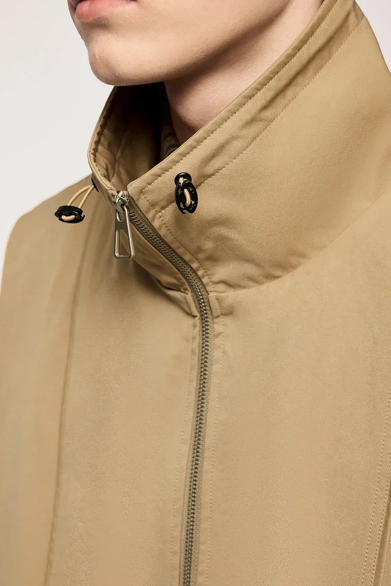 Sleeveless Zip-Up Vest