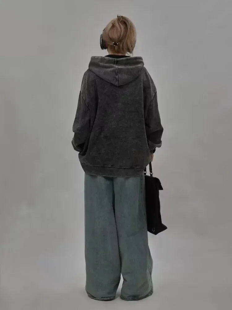 Cozy Oversized Zipper Hoodie