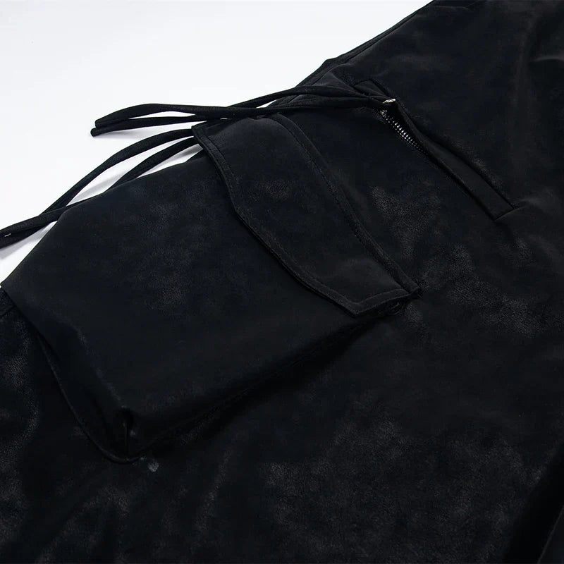 Baggy Loose Wide-leg Cargo Pants