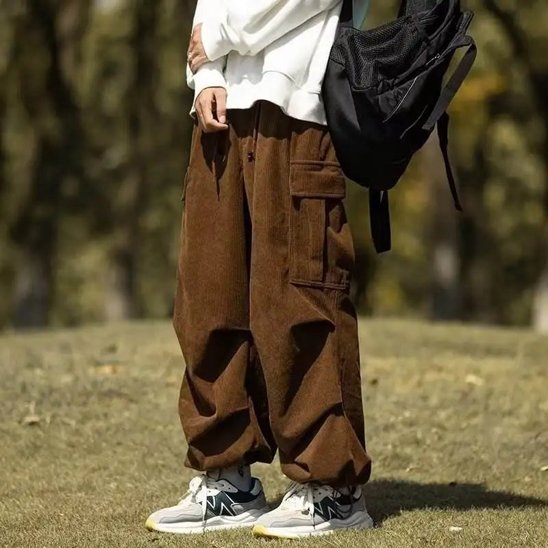 Cozy Japanese Wide Leg Fleece Pants
