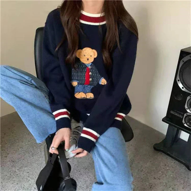 Teddy Bear Graphic Sweater