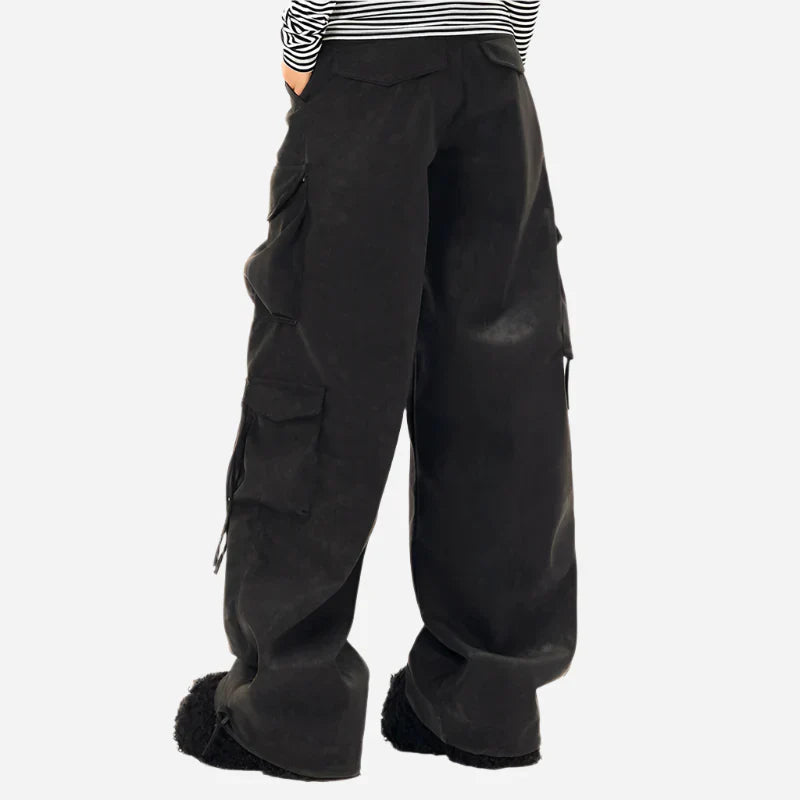 Baggy Loose Wide-leg Cargo Pants