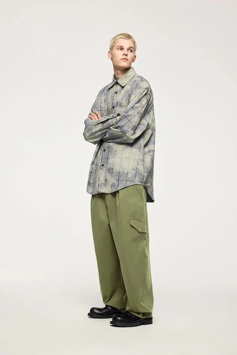 Y2k Wide-leg Elegance Cargo Pants