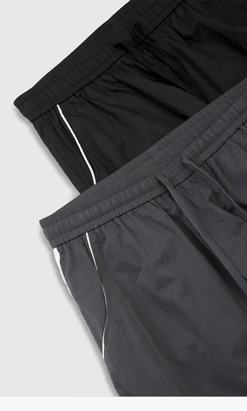 Wavy Side Striped Baggy Joggers