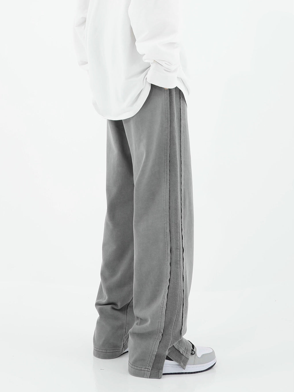 Versatile Wide-leg High Waist Sweatpants