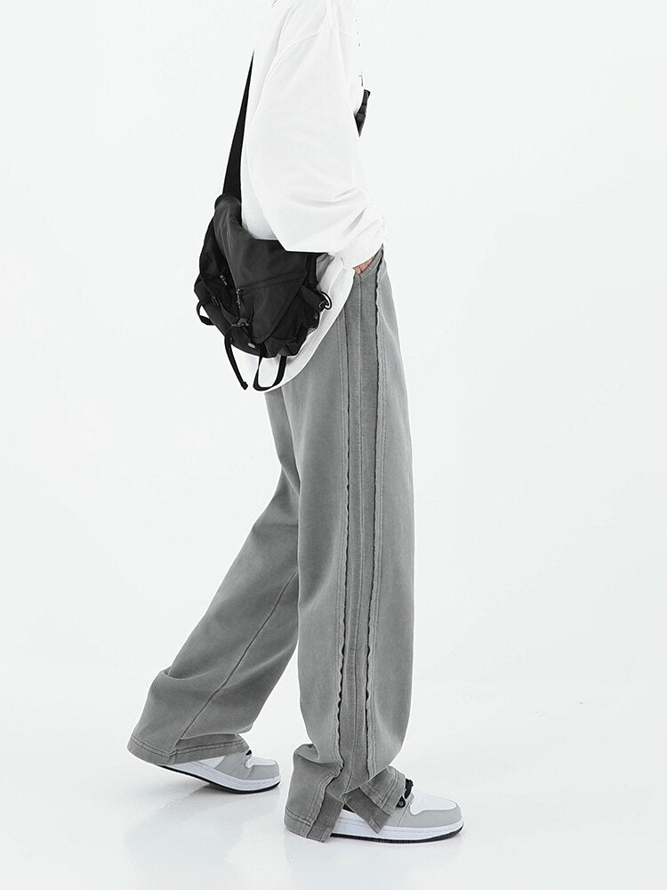 Versatile Wide-leg High Waist Sweatpants