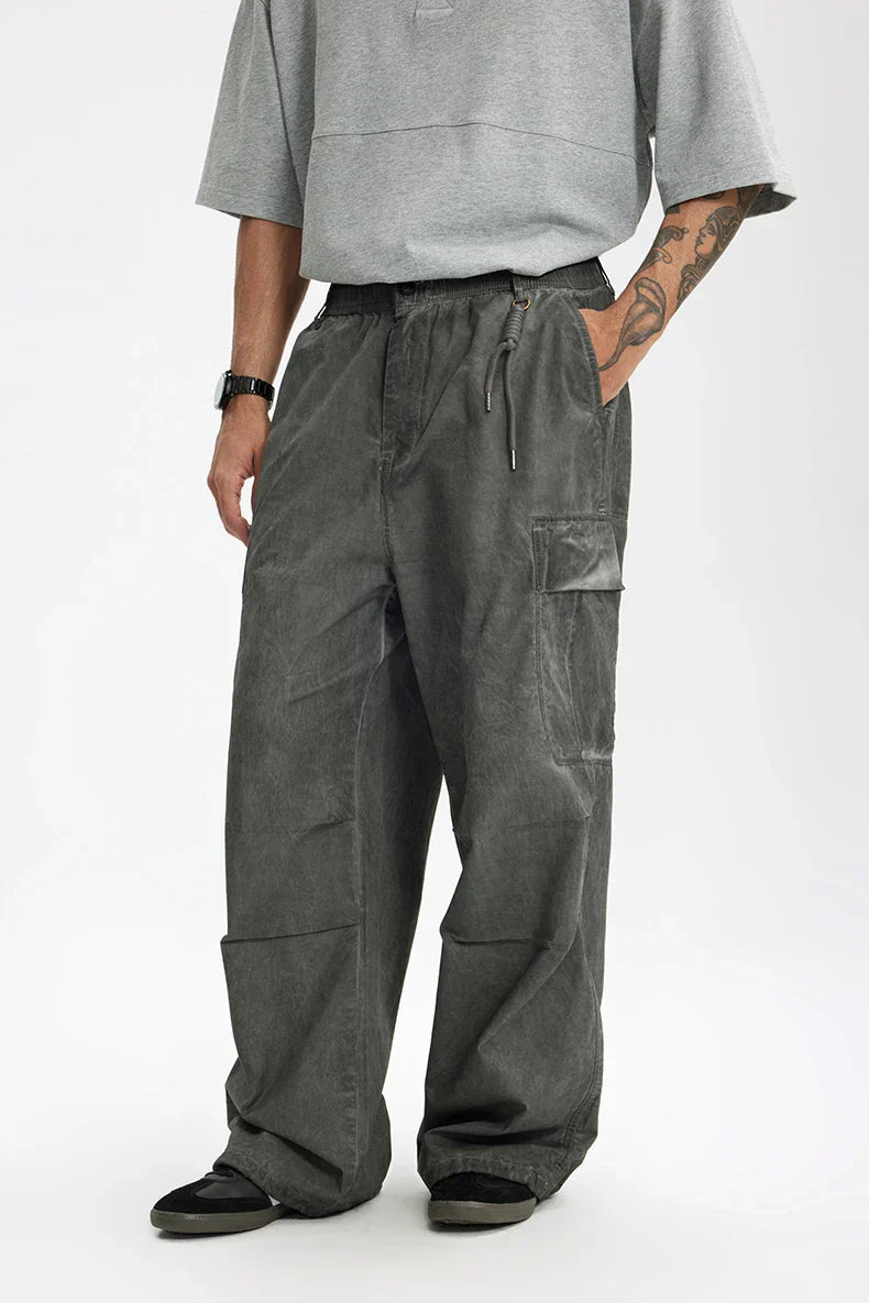Solid Color Footed Pants