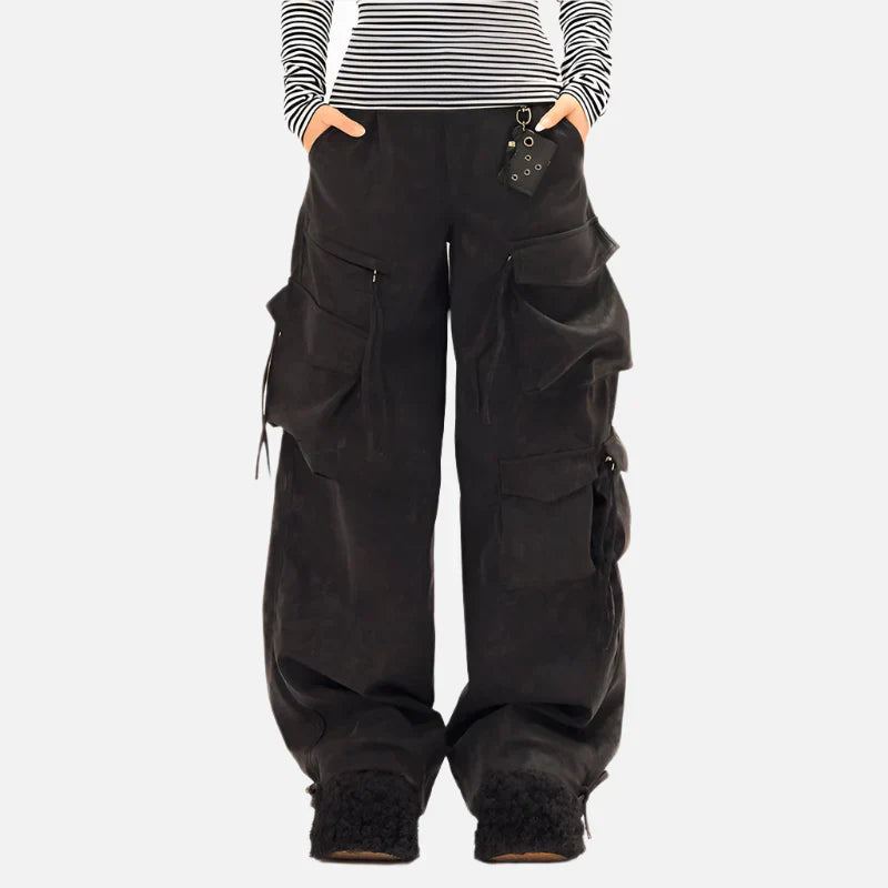 Baggy Loose Wide-leg Cargo Pants