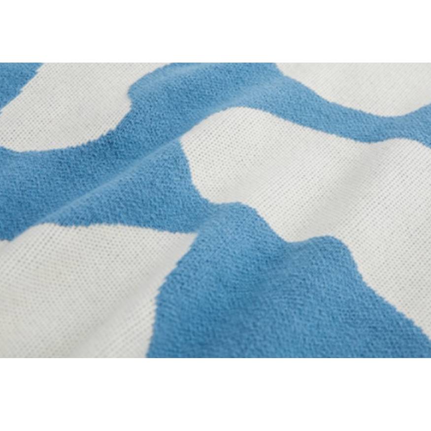 Cow Pattern Colorblock Sweater