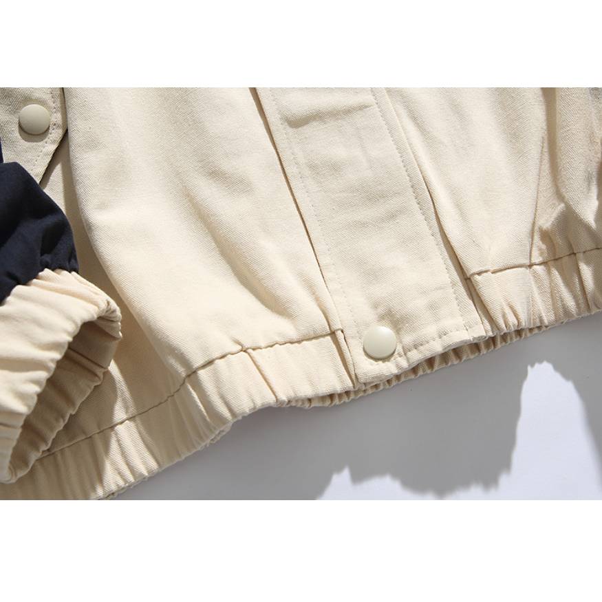 Colorblock Embroidered Jacket