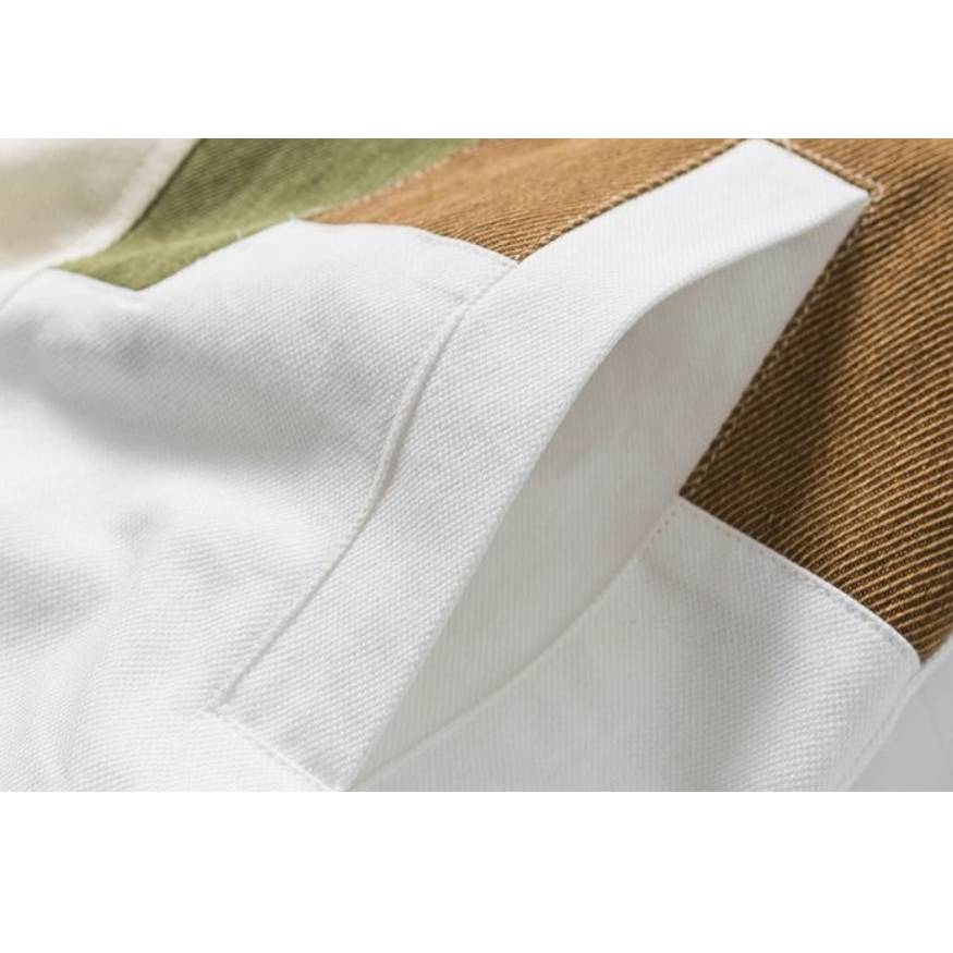 Contrast Patchwork Jacket