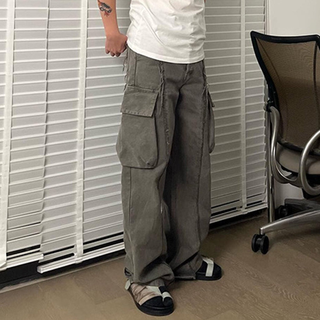 Loose Multi-Pocket Jeans